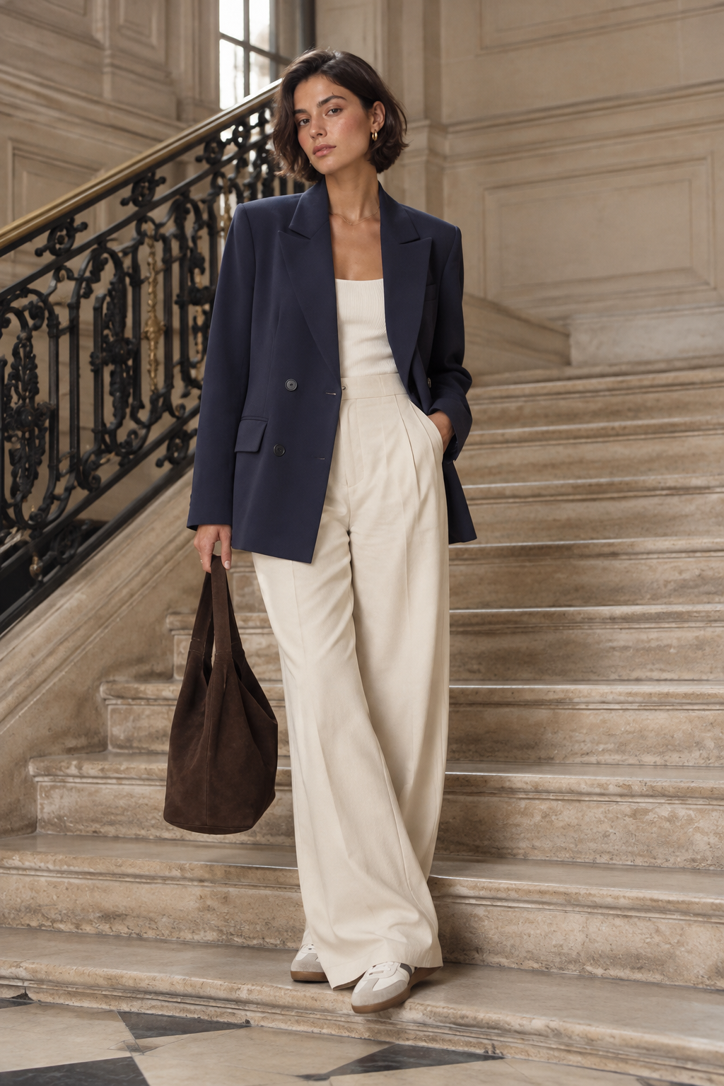 Blazer Croisé Ajusté