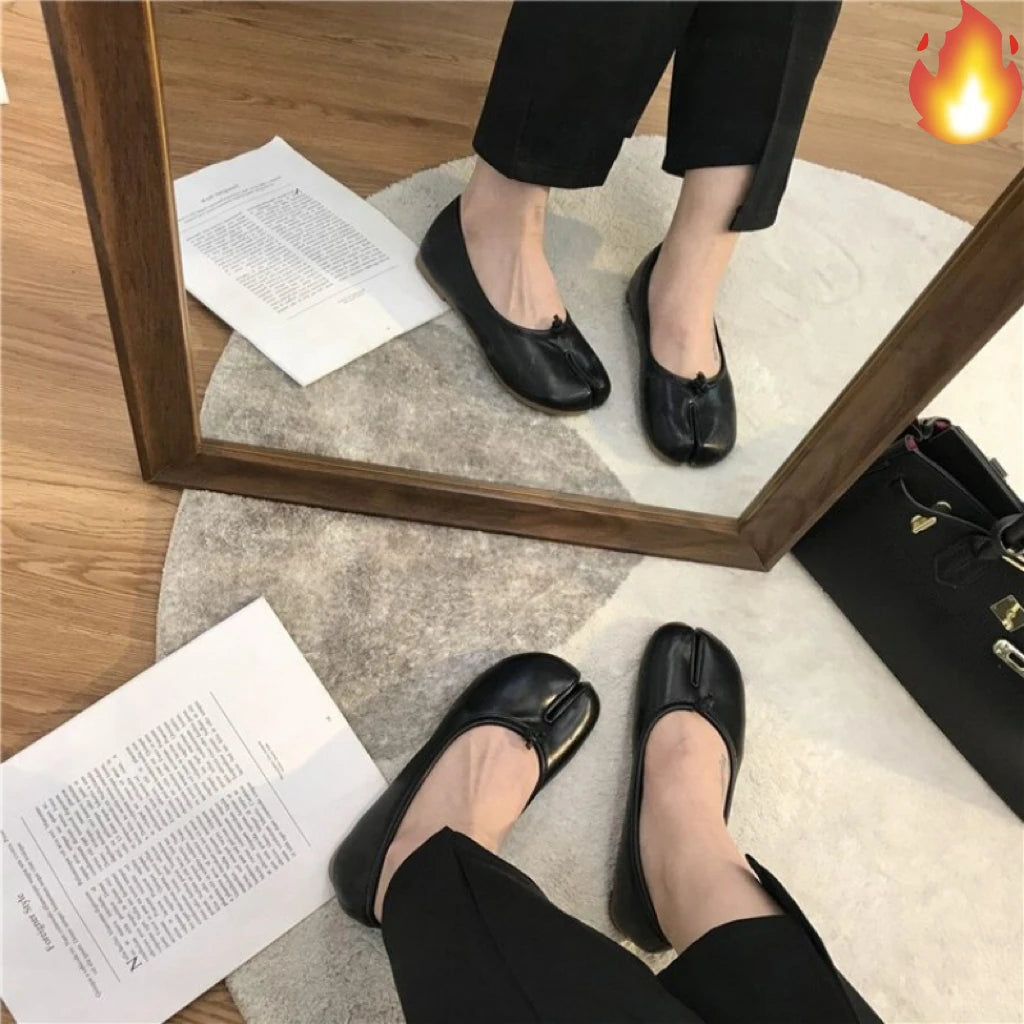 Ballerines Tabi Cuir Souple