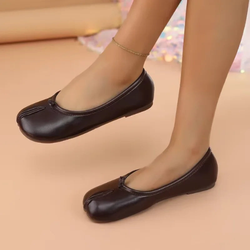 Ballerines Tabi Cuir Souple