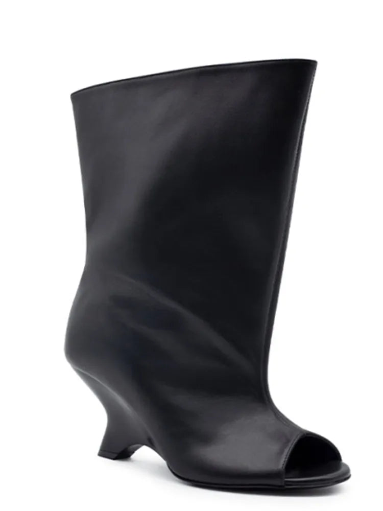 Bottes Hautes Talon Biseauté