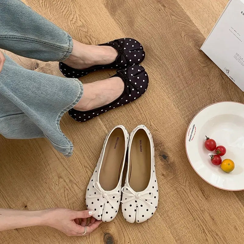 Ballerines Tabi à Nœud