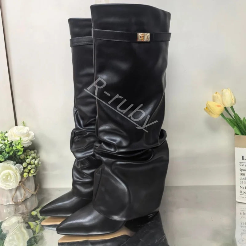 Bottes Hautes à Boucle