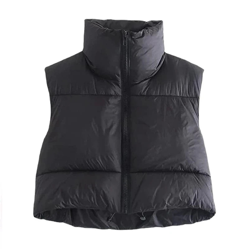 Gilet Matelassé Col Montant