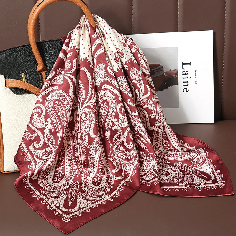 Foulard Carré Satiné
