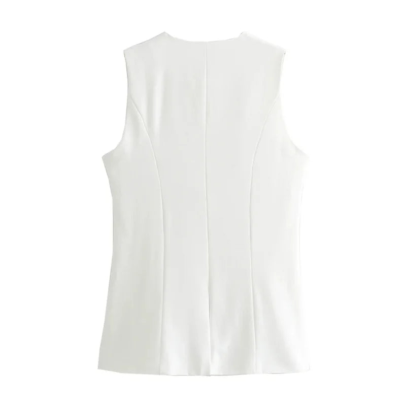 Gilet de Costume Boutonné