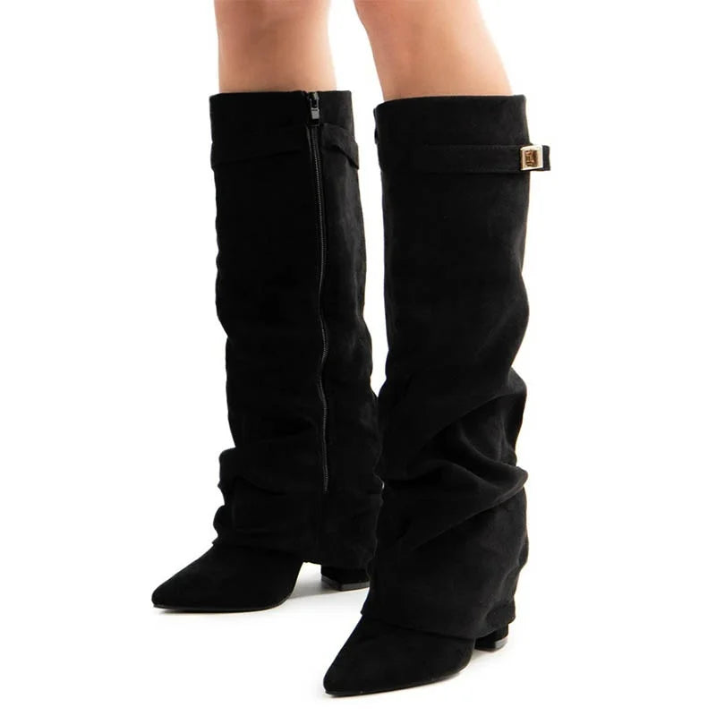 Bottes Hautes à Boucle