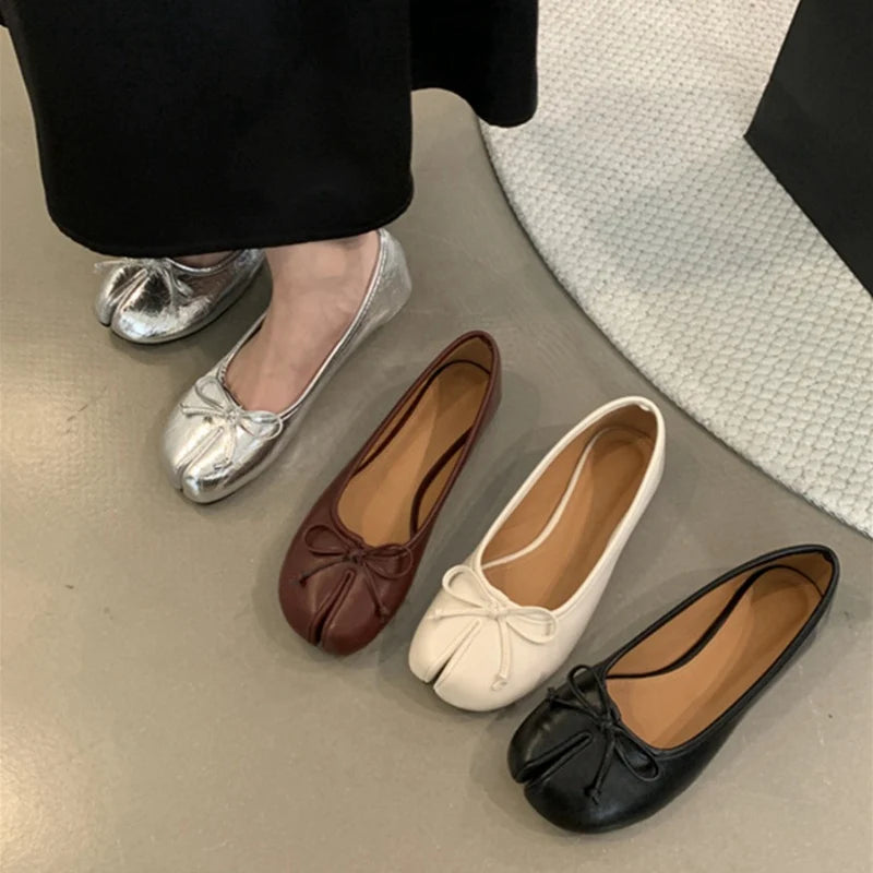 Ballerines Tabi à Nœud