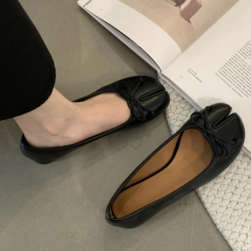 Ballerines Tabi à Nœud