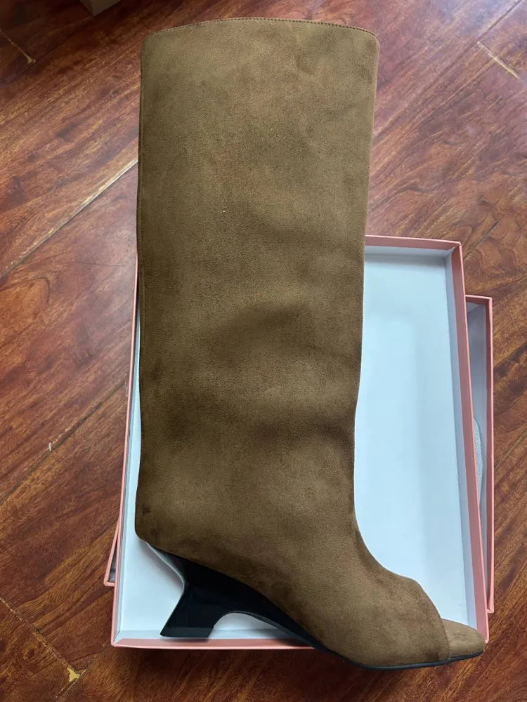 Bottes Hautes Talon Biseauté