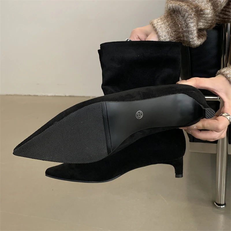 Bottines Pointues Petit Talon