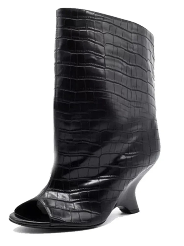 Bottes Hautes Talon Biseauté