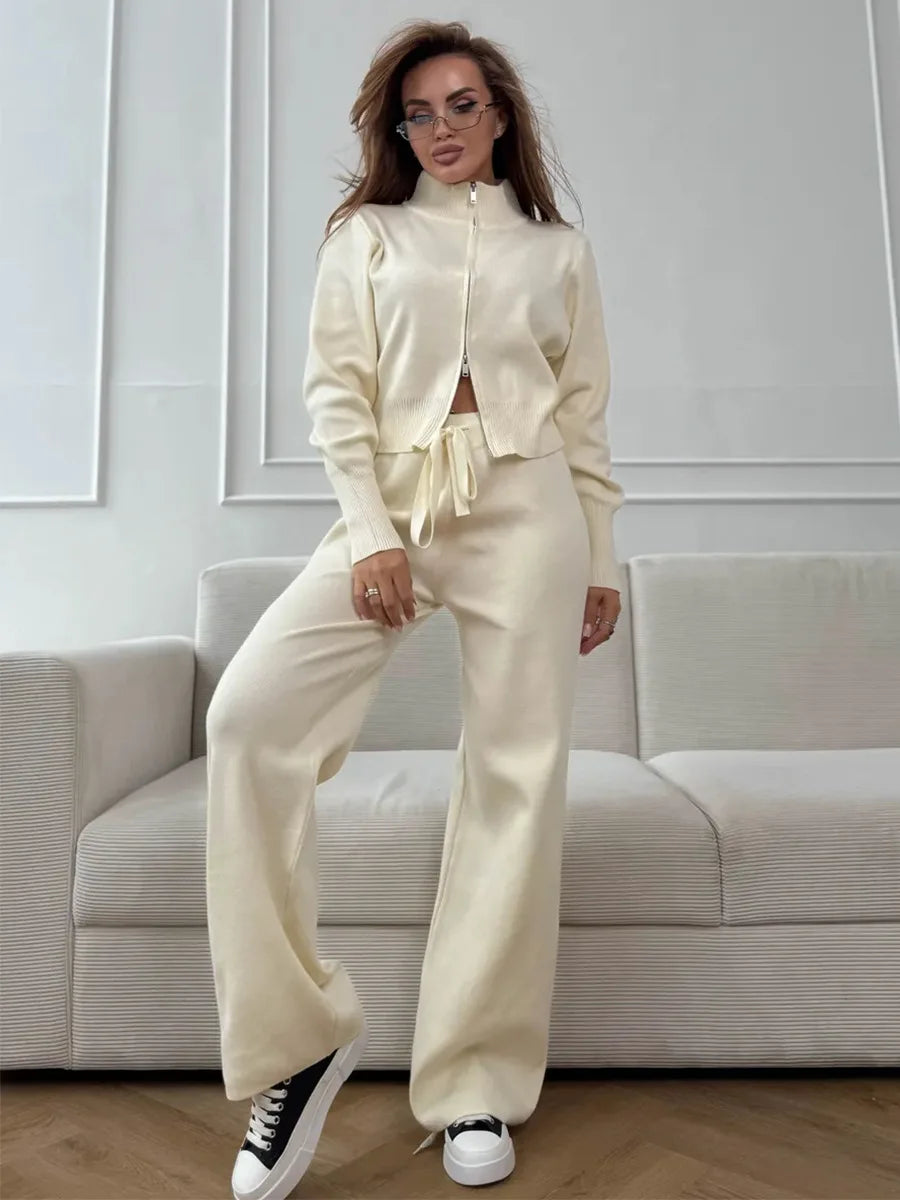 Ensemble Maille Zippé