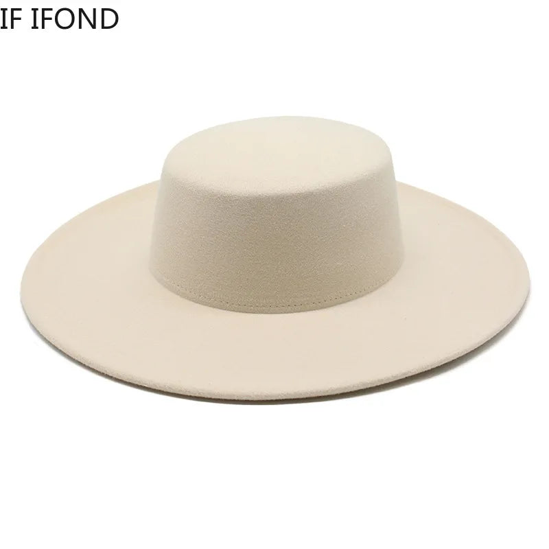 Chapeau Large Bord en Feutre