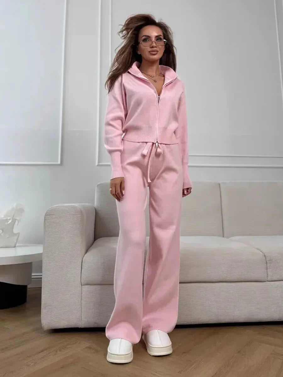 Ensemble Maille Zippé