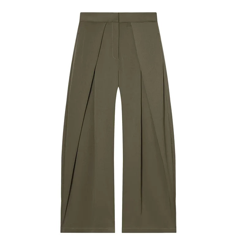 Pantalon de Tailleur Large
