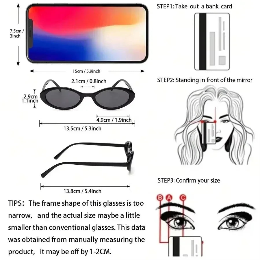 Lunettes de Soleil Ovales