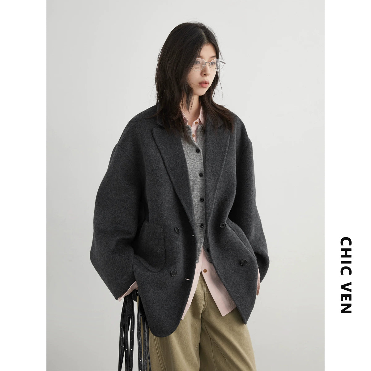 Manteau Long Double Face