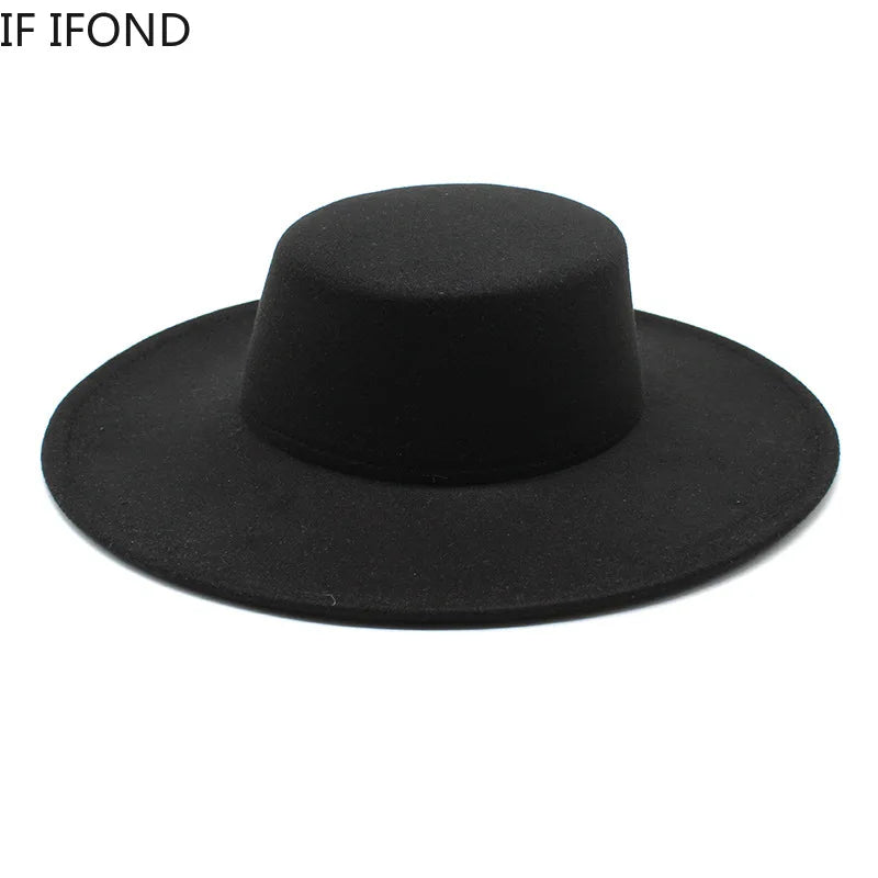 Chapeau Large Bord en Feutre