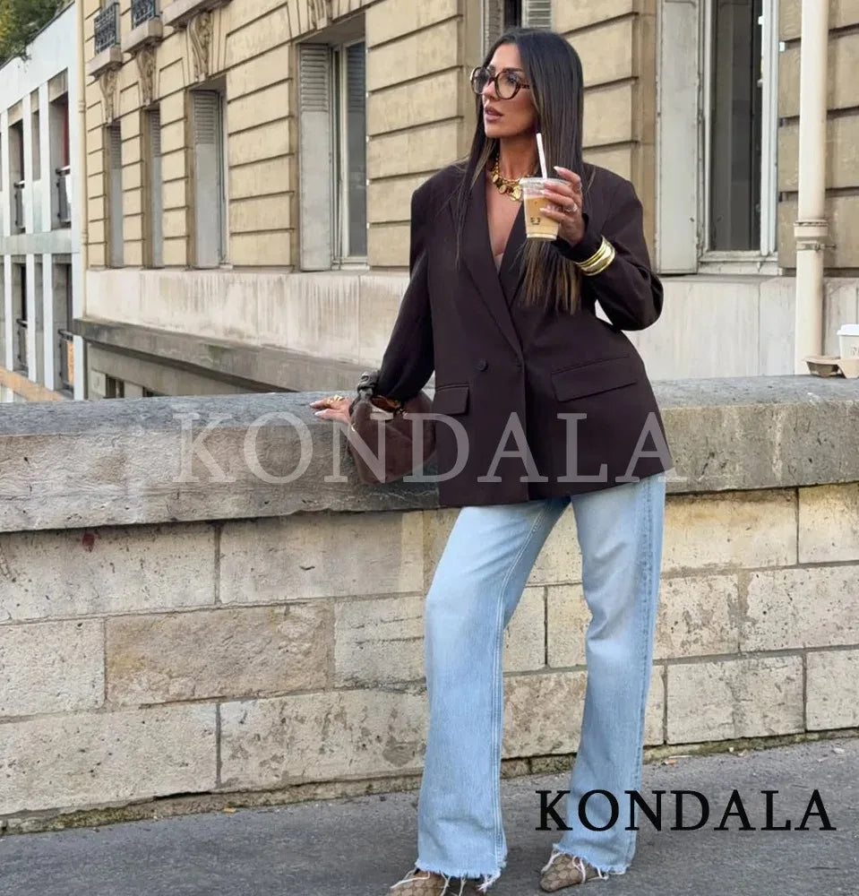 Blazer Croisé Ajusté