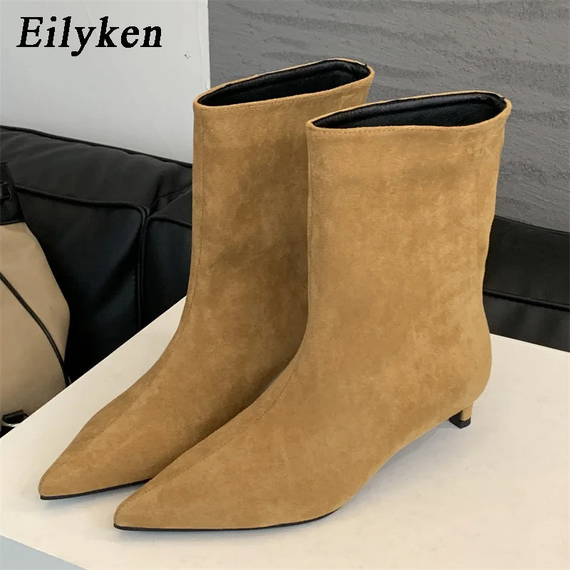 Bottines Pointues Petit Talon