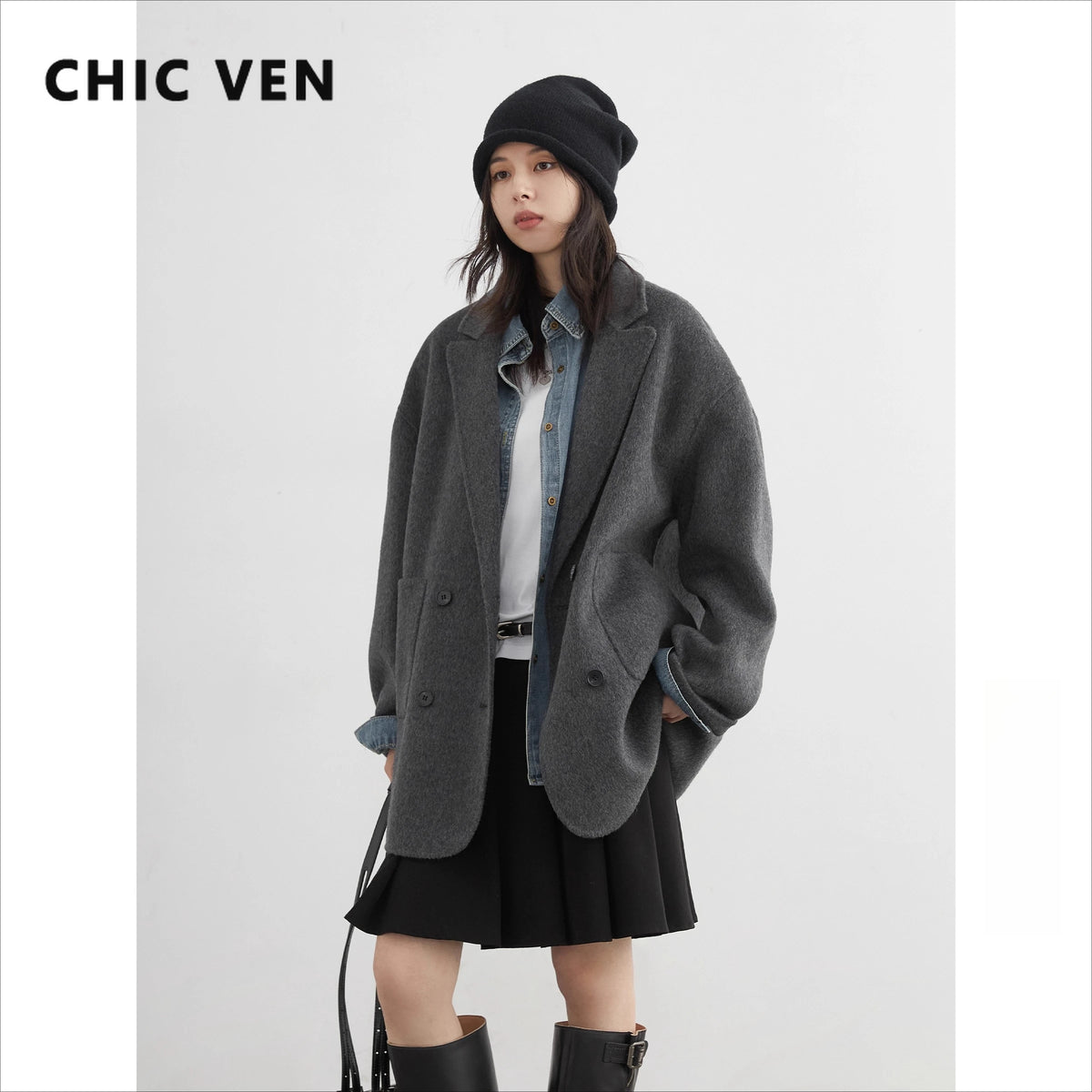 Manteau Long Double Face