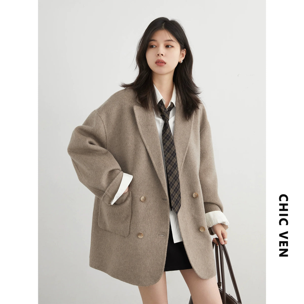 Manteau Long Double Face