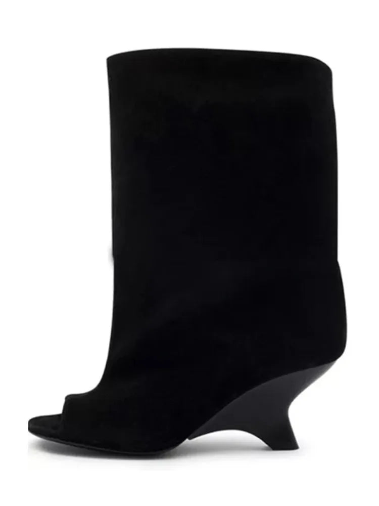 Bottes Hautes Talon Biseauté