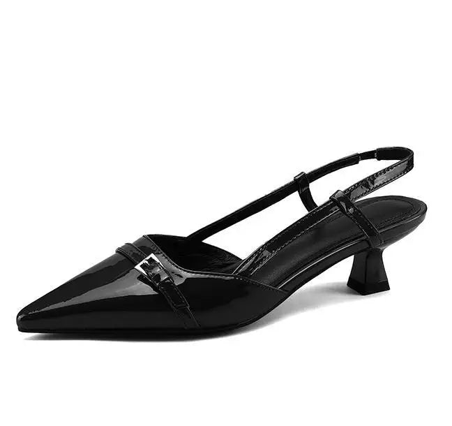 Slingbacks Vernies Bout Pointu
