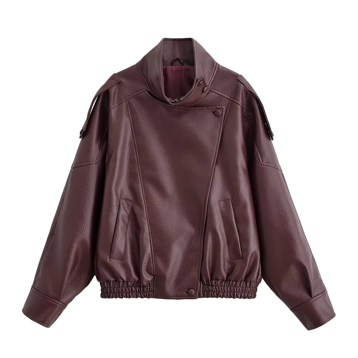 Blouson Aviateur Effet Cuir