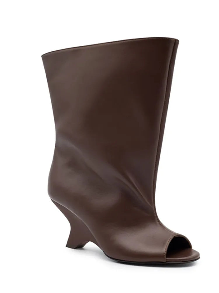 Bottes Hautes Talon Biseauté