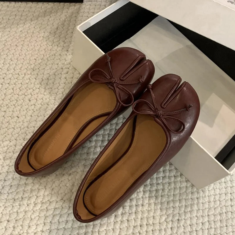 Ballerines Tabi à Nœud