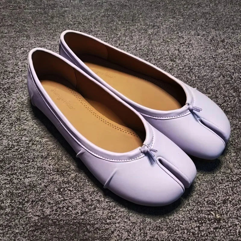 Ballerines Tabi Plissées