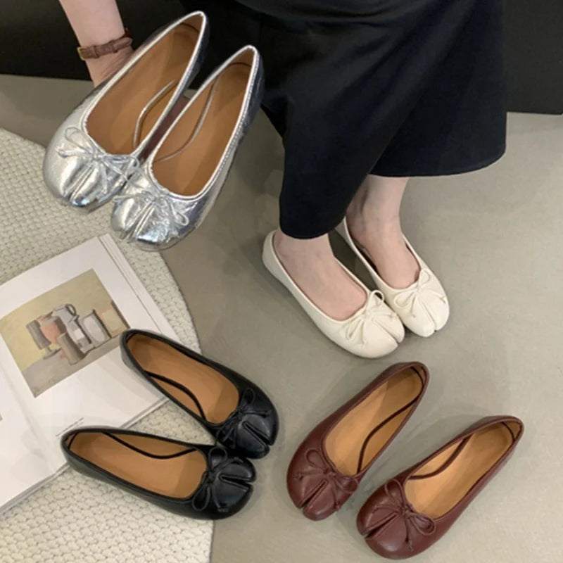 Ballerines Tabi à Nœud