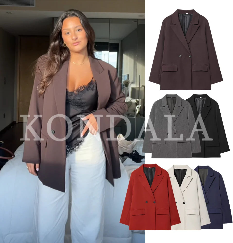 Blazer Croisé Ajusté