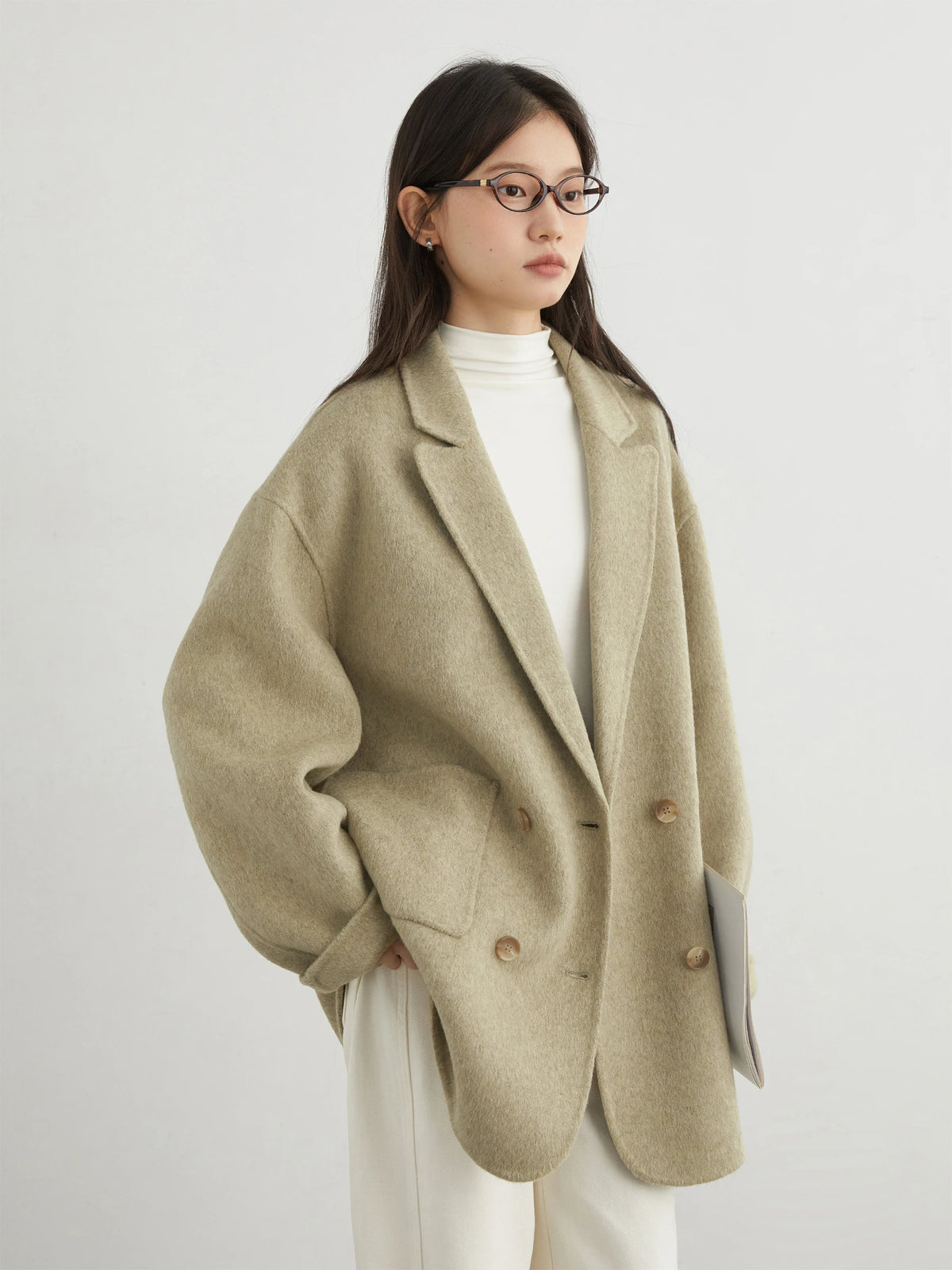 Manteau Long Double Face