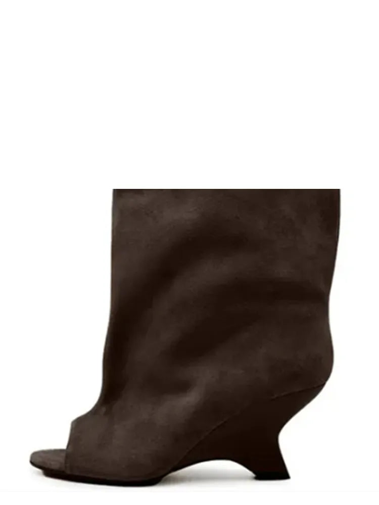 Bottes Hautes Talon Biseauté