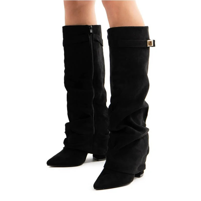 Bottes Hautes à Boucle