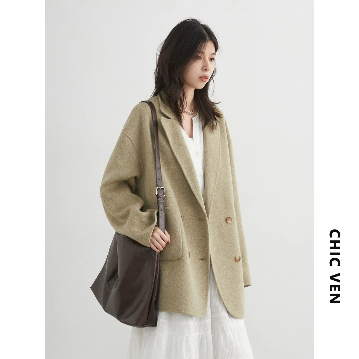 Manteau Long Double Face