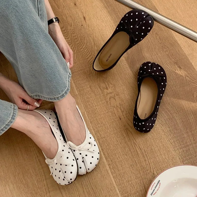 Ballerines Tabi à Nœud