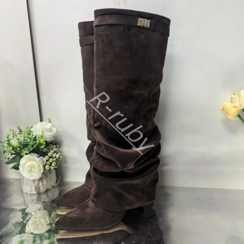 Bottes Hautes à Boucle