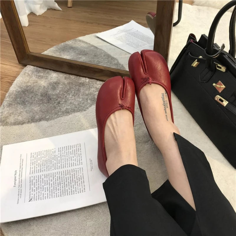 Ballerines Tabi Cuir Souple