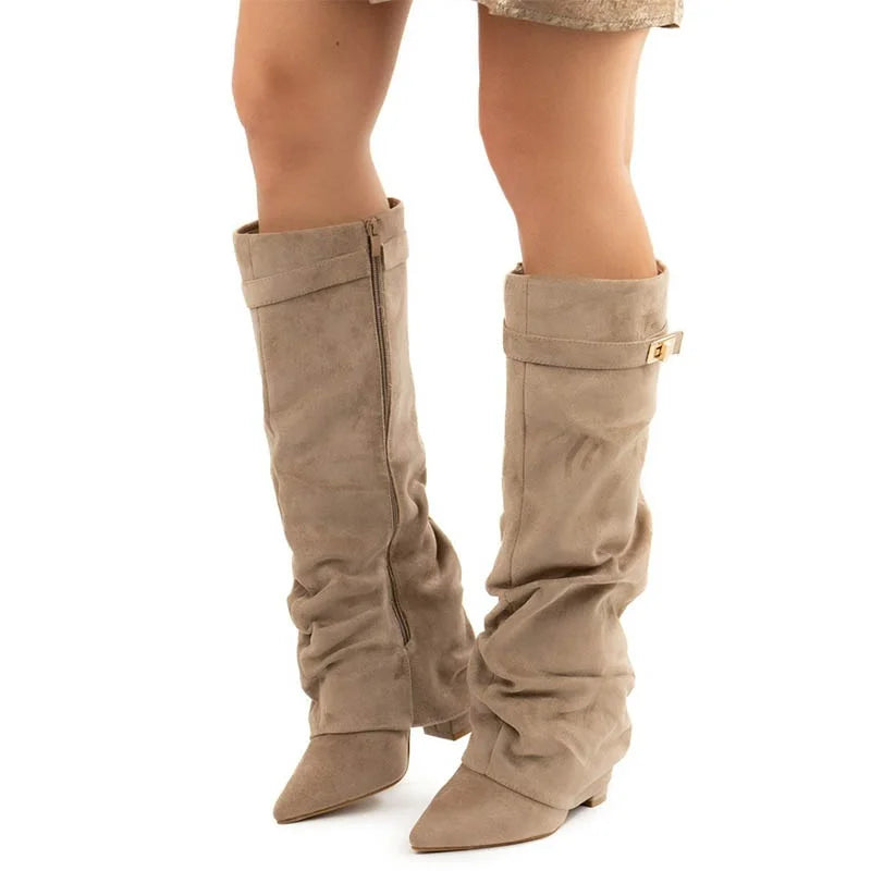 Bottes Hautes à Boucle