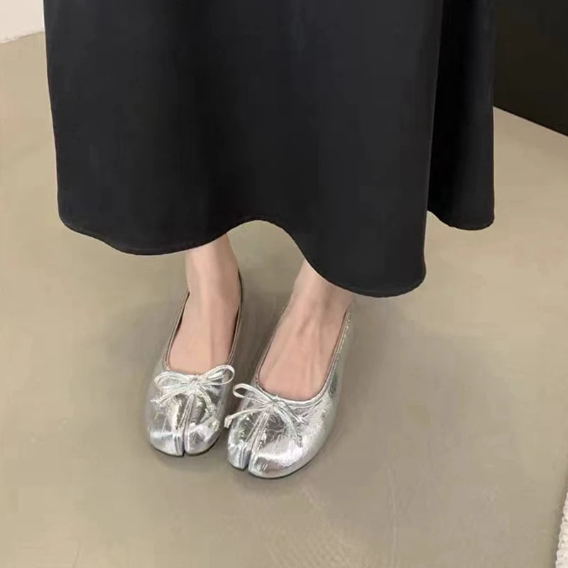 Ballerines Tabi à Nœud