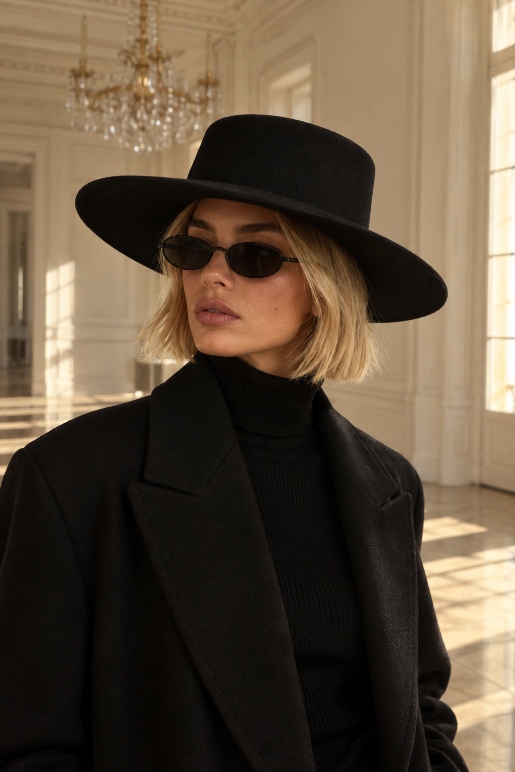 Chapeau Large Bord en Feutre