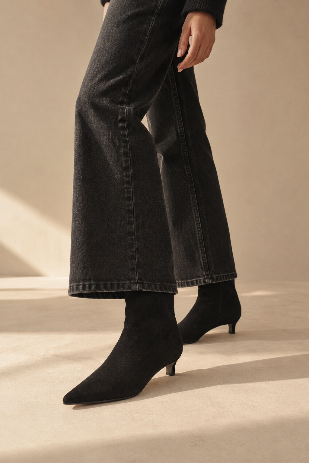 Bottines Pointues Petit Talon