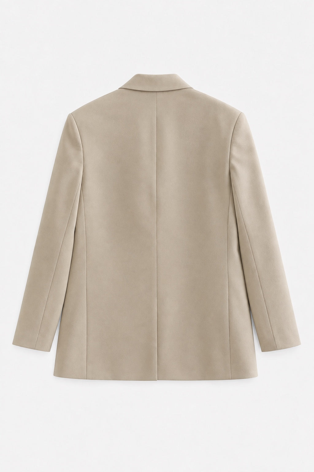 Blazer Croisé Oversize — Beige — produit dos
