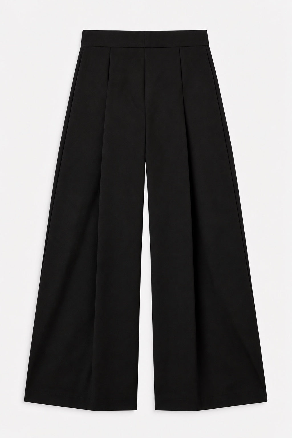 Pantalon de Tailleur Large — Noir — produit dos
