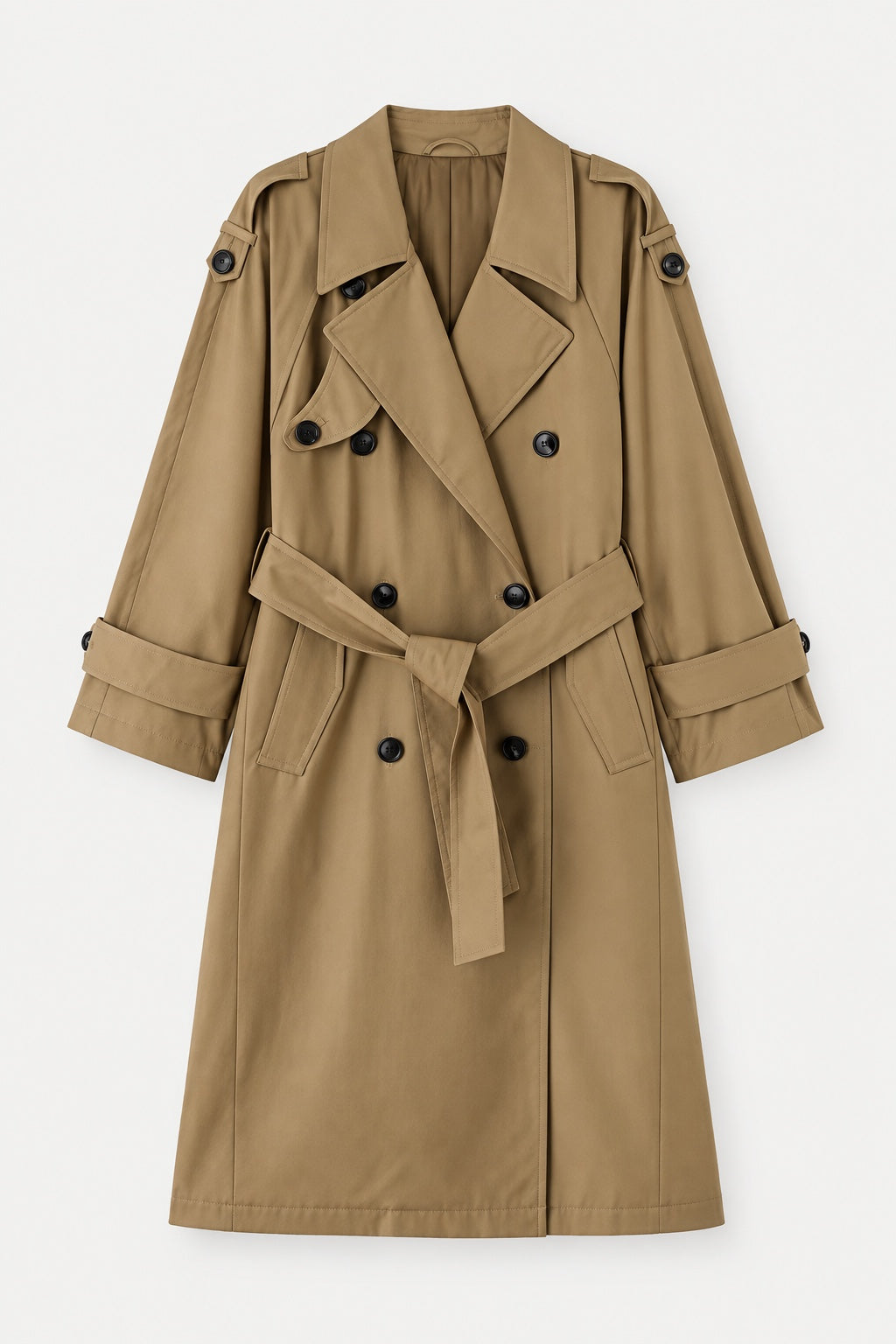 Trench Long Oversize — Kaki — produit