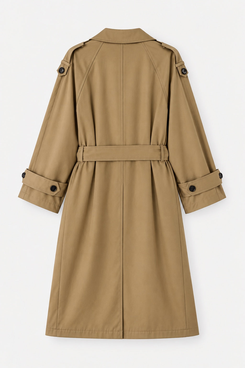 Trench Long Oversize — Kaki — produit dos