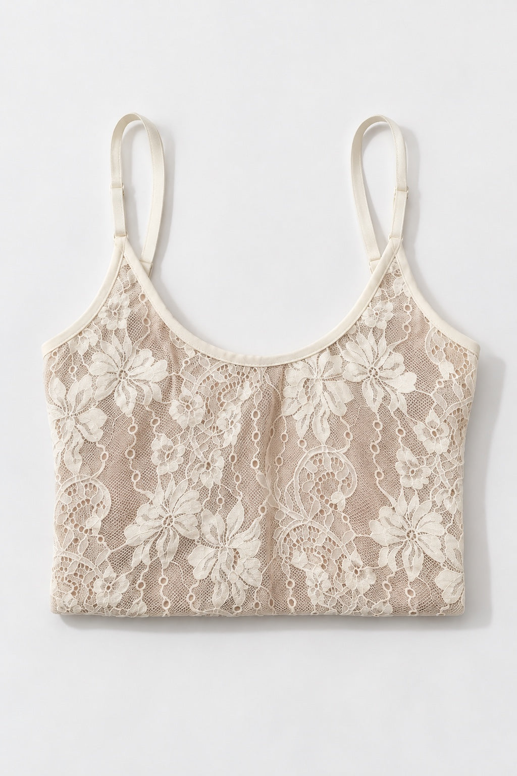 Body Dentelle Florale — Ivoire — produit
